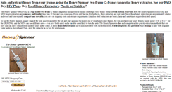 Desktop Screenshot of honeyspinner.com